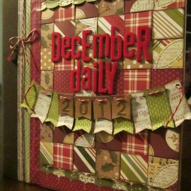 *December Daily 2012* Front Cover, #'s, and PrePg