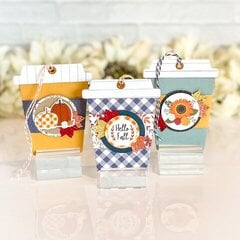 Fall Coffee Cup Gift Card Holders