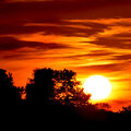 Devon country sunset photograph