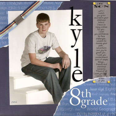 Kyle 8th grade