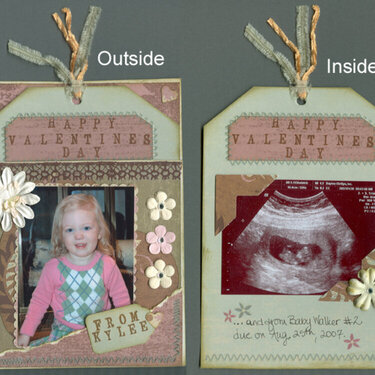 Valentines Card/ Pregnancy Announcement