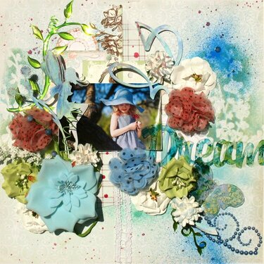 Summer Dreams &#039;&#039;Manor House Creations&quot; and &quot;Clear Scraps&quot;