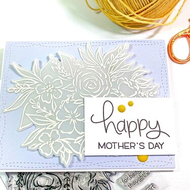 Heat Embossing on Vellum--Mother&#039;s Day