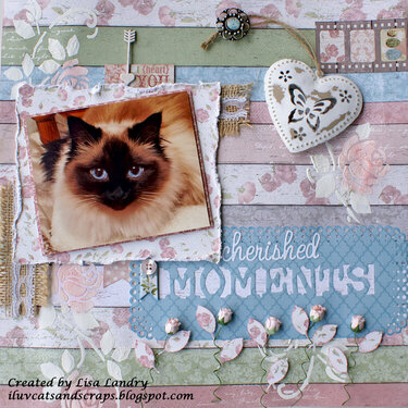 Cherished Moments ~ gorgeous Bo Bunny Garden Journal collection