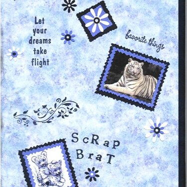 Altered Composition Journal for Scrap Brat for the Queen thread