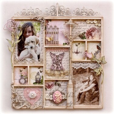 Shabby-Chic Wall Decor **Websters Pages &amp; Dusty Attic DT**