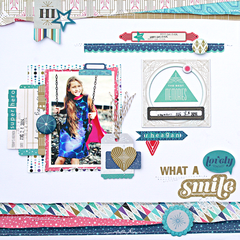 What a Smile by BasicGrey DT Member Heather Leopard