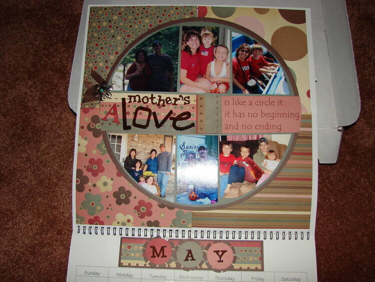 May Calendar Page