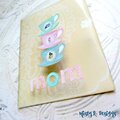 acrylic mothers day, tea party card