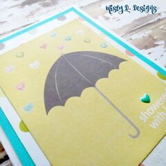 simple stories baby shower card
