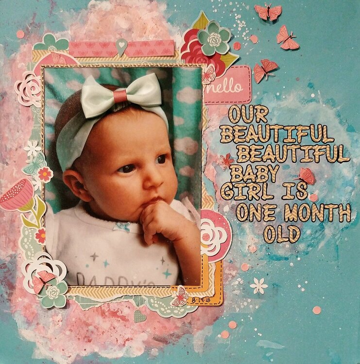 Our Beautiful Baby Girl is One Month