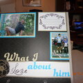 Beth and Ryan's Wedding Scrapbook What I Love about him