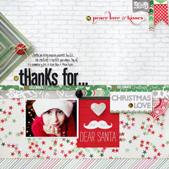 Thanks for...by Designer Stacey Michaud featuring It's Christmas from Webster's Pages