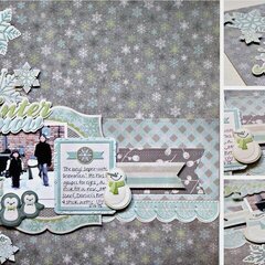 Winter Snow by Jenny Evans featuring Winter Frost from We R Memory Keepers
