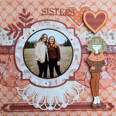 Sisters Page with a Bike & Julie Nutting Doll