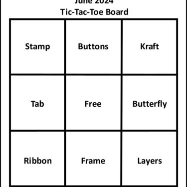 EMS - June 2024 Tic Tac Toe Board