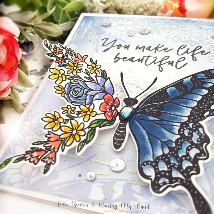 Butterfly in Bloom from Catherine Pooler Designs