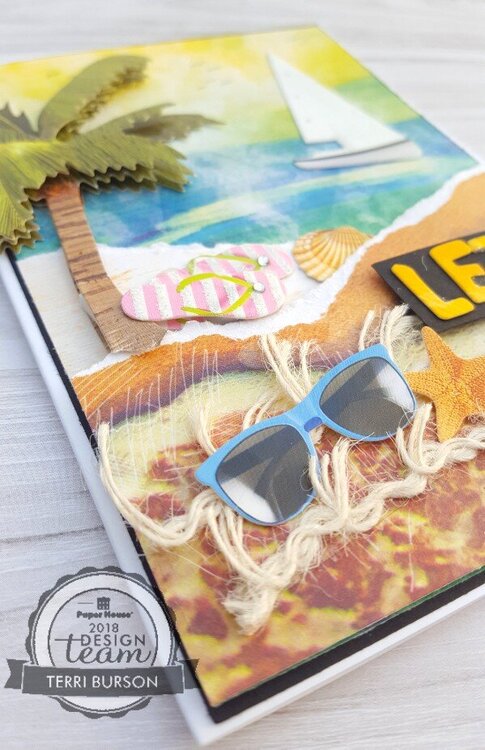 Vacation Beach Card featuring Paper House Productions