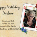 Happy Birthday Darlene