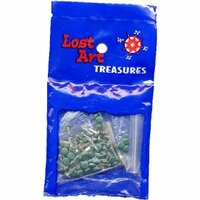 1/8" Forest Green Mini Brads - 100 count