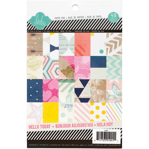 Heidi Swapp - Hello Today Collection - Memory Planner - 4 x 6 Paper Pad