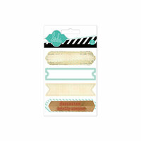 Heidi Swapp - Hello Today Collection - Memory Planner - Wood Stamp Labels - Mint