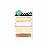 Heidi Swapp - Hello Today Collection - Memory Planner - Wood Stamp Labels - Coral