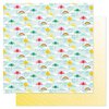 Pink Paislee - Hello Sunshine Collection - 12 x 12 Double Sided Paper - Stormy Weather