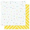 Pink Paislee - Hello Sunshine Collection - 12 x 12 Double Sided Paper - Rainboots