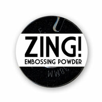 American Crafts - Zing! Collection - Opaque Embossing Powder - Black, CLEARANCE