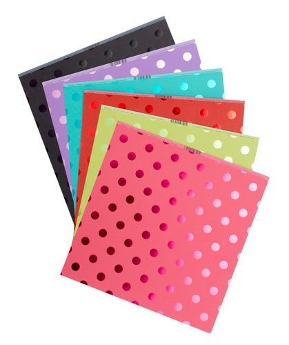 Bazzill Foil Cardstock, 12 x 12, Red