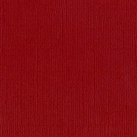 Bazzill Basics - 12 x 12 Cardstock - Canvas Texture - Mono - Pomegranate