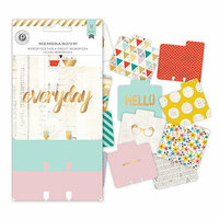 Pink Paislee - Memorandum Collection - Memorydex - Cards with Foil Accents - Everyday