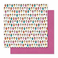 Pink Paislee - Cedar Lane Collection - 12 x 12 Double Sided Paper - Acorn Avenue