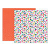 Pink Paislee - Oh My Heart Collection - 12 x 12 Double Sided Paper - Paper 05