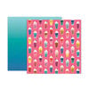 Pink Paislee - Pick Me Up Collection - 12 x 12 Double Sided Paper - Paper 4