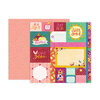 Pink Paislee - Truly Grateful Collection - 12 x 12 Double Sided Paper - Paper 1