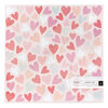 Pink Paislee - Lucky Us Collection - 12 x 12 Specialty Paper with Iridescent Foil Accents