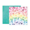 Pink Paislee - Bloom Street Collection - 12 x 12 Double Sided Paper - Paper 6