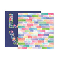 Paige Evans - Bloom Street Collection - 12 x 12 Double Sided Paper - Paper 13