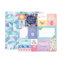 Paige Evans - Bloom Street Collection - 12 x 12 Double Sided Paper - Paper 17