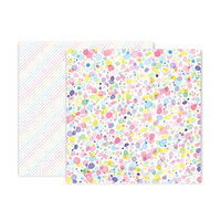 Pink Paislee - Bloom Street Collection - 12 x 12 Double Sided Paper - Paper 20