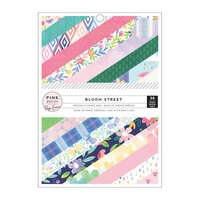 Pink Paislee - Bloom Street Collection - 6 x 8 Paper Pad with Iridescent Foil Accents