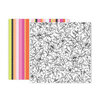 Pink Paislee - 5th and Monaco Collection - 12 x 12 Double Sided Paper - Paper 8