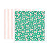 Pink Paislee - And Many More Collection - 12 x 12 Double Sided Paper - Paper 6