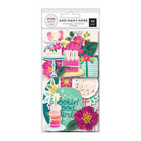 Pink Paislee - And Many More Collection - Ephemera with Foil Accents