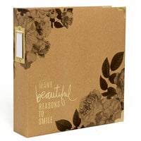 Heidi Swapp - Storyline Collection - 8 x 11 Album - Floral