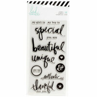Heidi Swapp - Magnolia Jane Collection - Clear Acrylic Stamps - Special