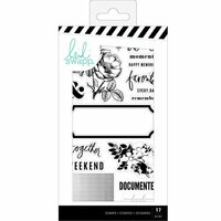 Heidi Swapp - Emerson Lane Collection - Clear Acrylic Stamps