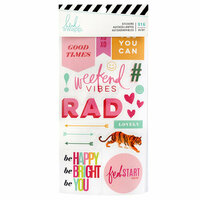 Heidi Swapp - Color Fresh Collection - Sticker Book with Foil Accents